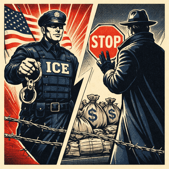 The Stack: ICE Cooperation Exposes the Sanctuary State Lie