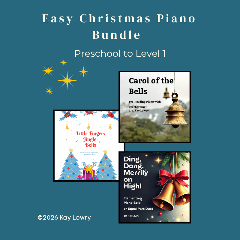 Easy Christmas Piano Bundle: Preschool to Level 1