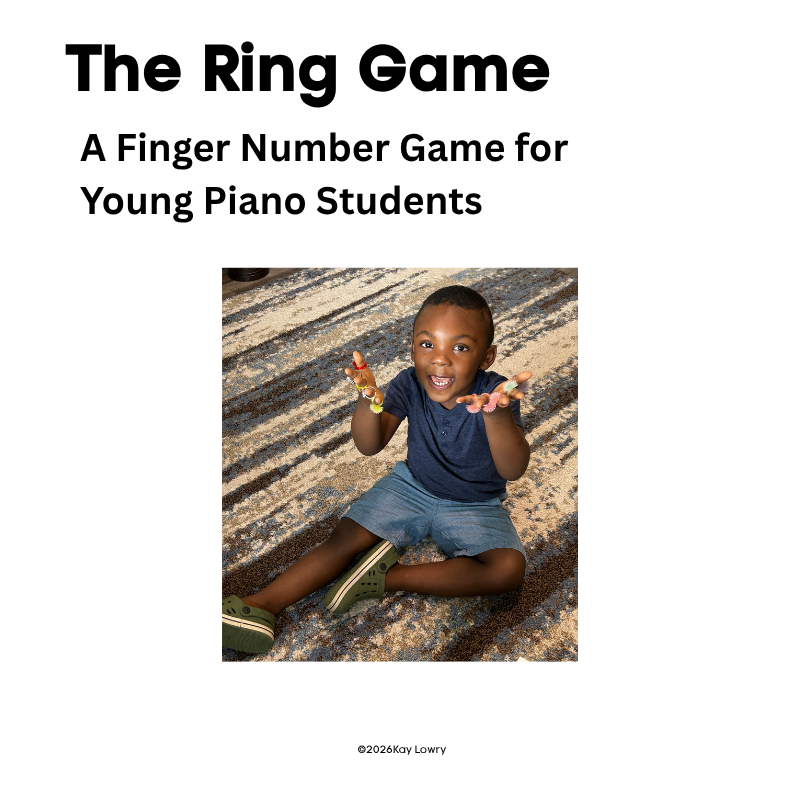 Finger Number Ring Game | Beginner Piano Game with Flashcards & Teaching Ideas