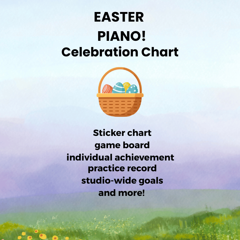 Piano practice reward chart with Easter eggs and basket.png