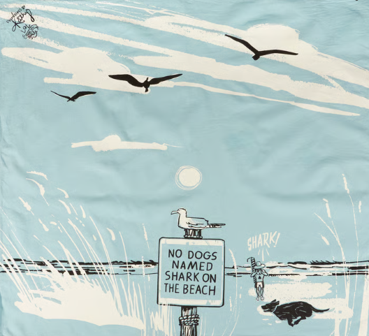 Towel - No Dogs Named Shark, opended.png