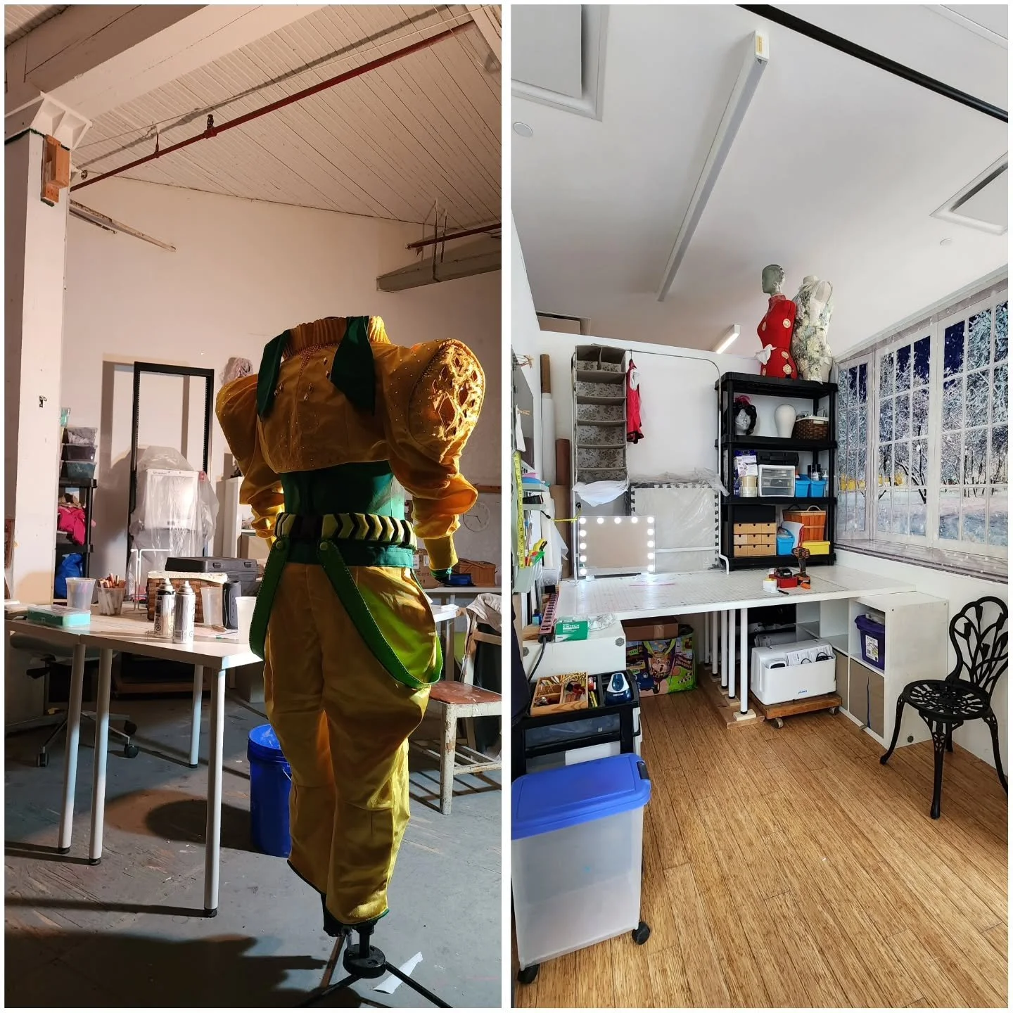 I'm almost done moving out of the "7 Labatt" studio! The building owner got foreclosed on, so I feel like a rat scurrying out ASAP-style. The new studio space at ArtHubs is much smaller, but my craft is bursting through the seams of my home