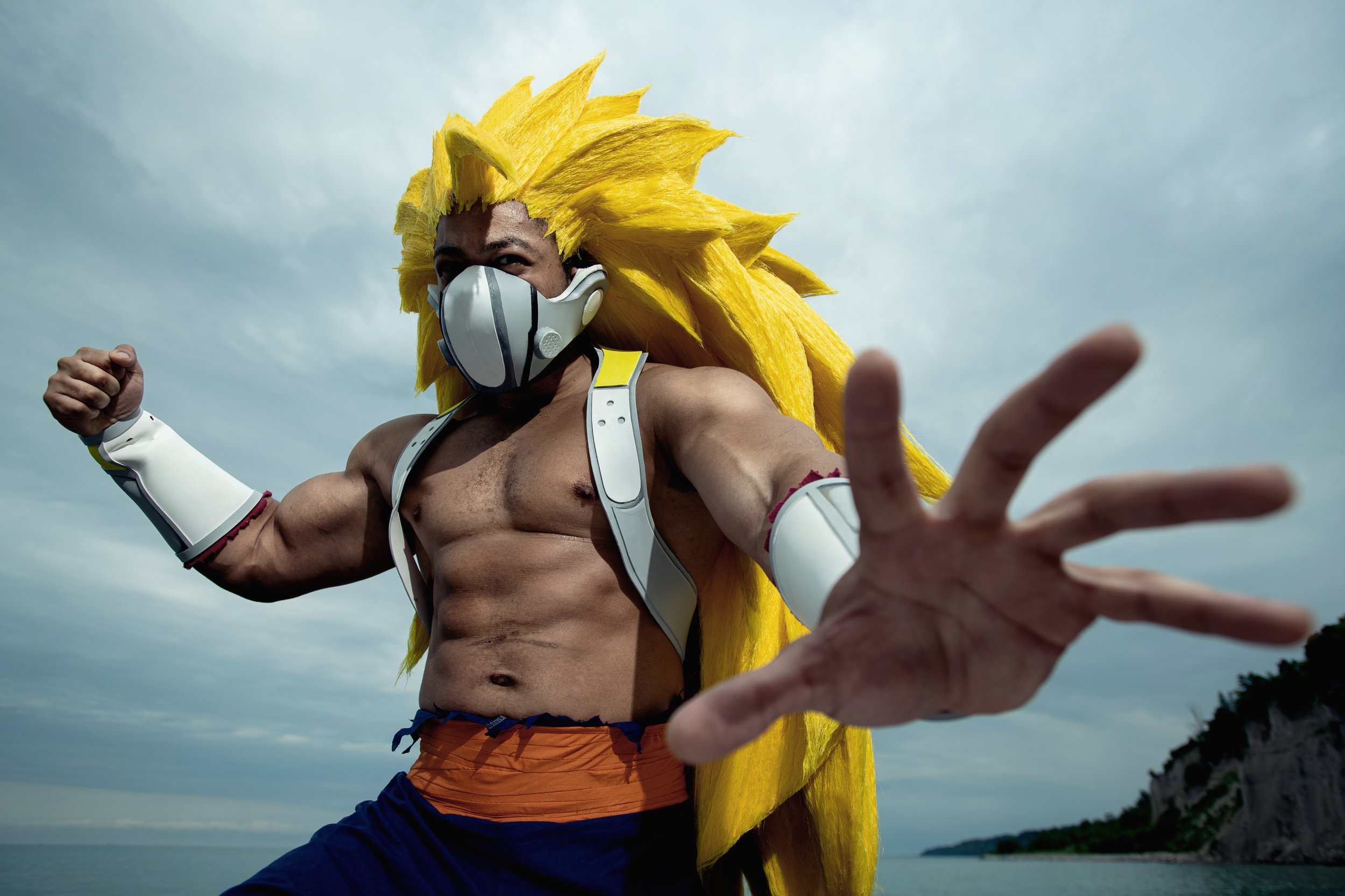 Goku Dragon Ball DBZ Cosplay maker Toronto Regent Park