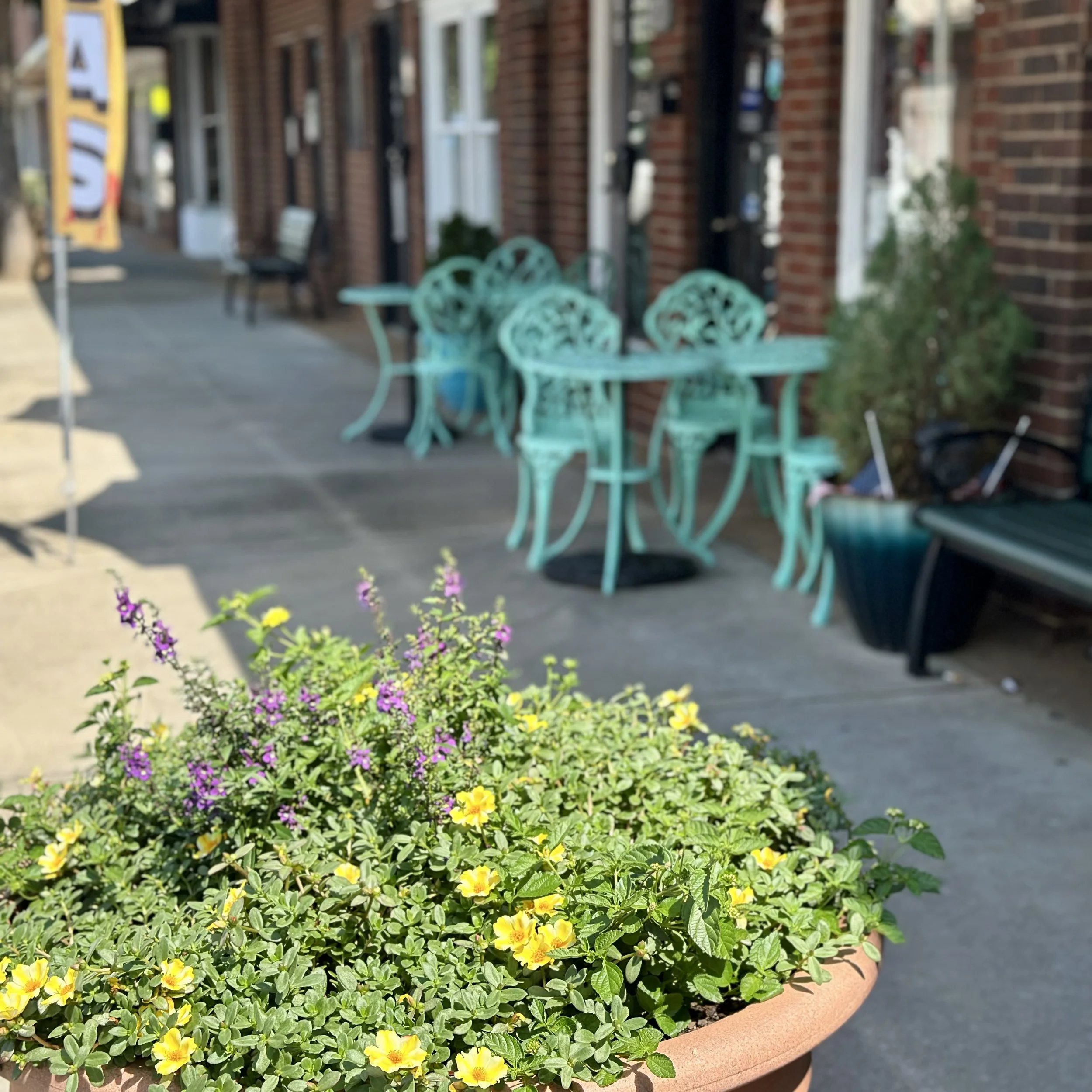 Downtown Gibsonville Planters