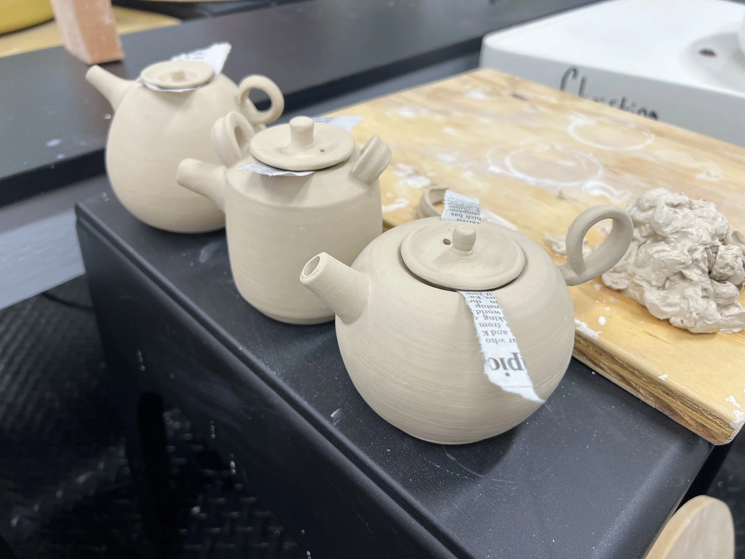 Private Class for NCCS Guild Members - Ashley's One Pound Teapot Class on the Wheel,  Saturday, October 24, 2026, 1:00pm-4:00pm, $30