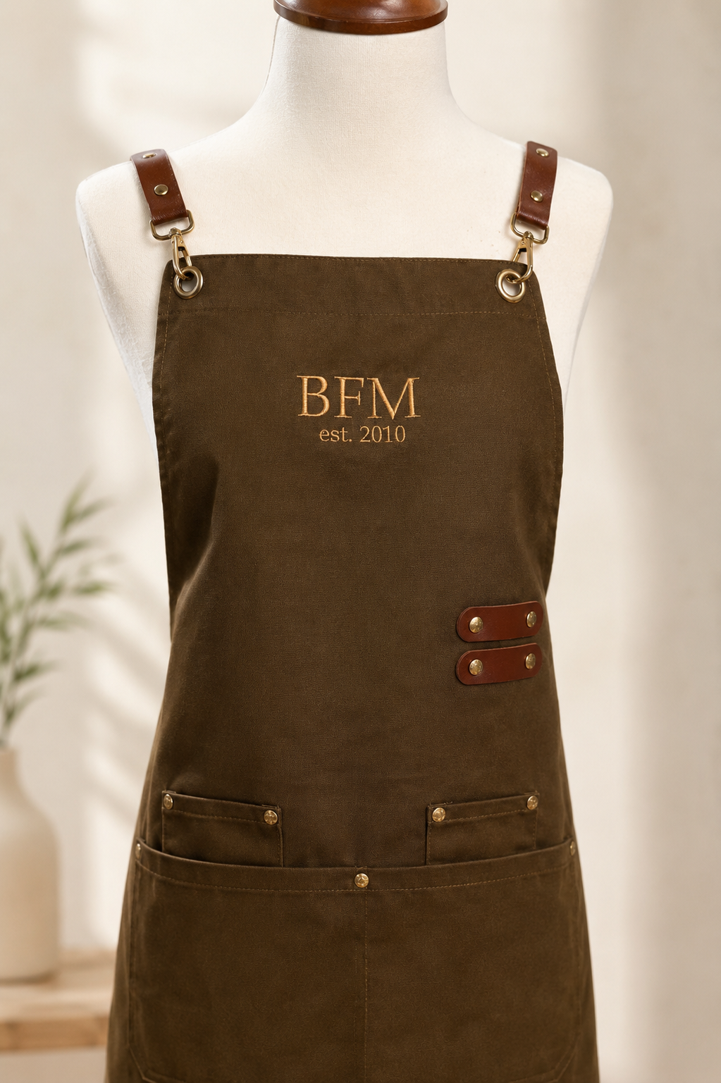 Embroidered BFM Apron