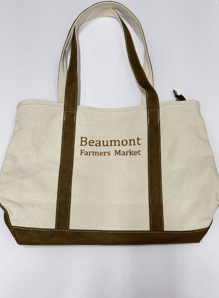 Embroidered Boat Tote