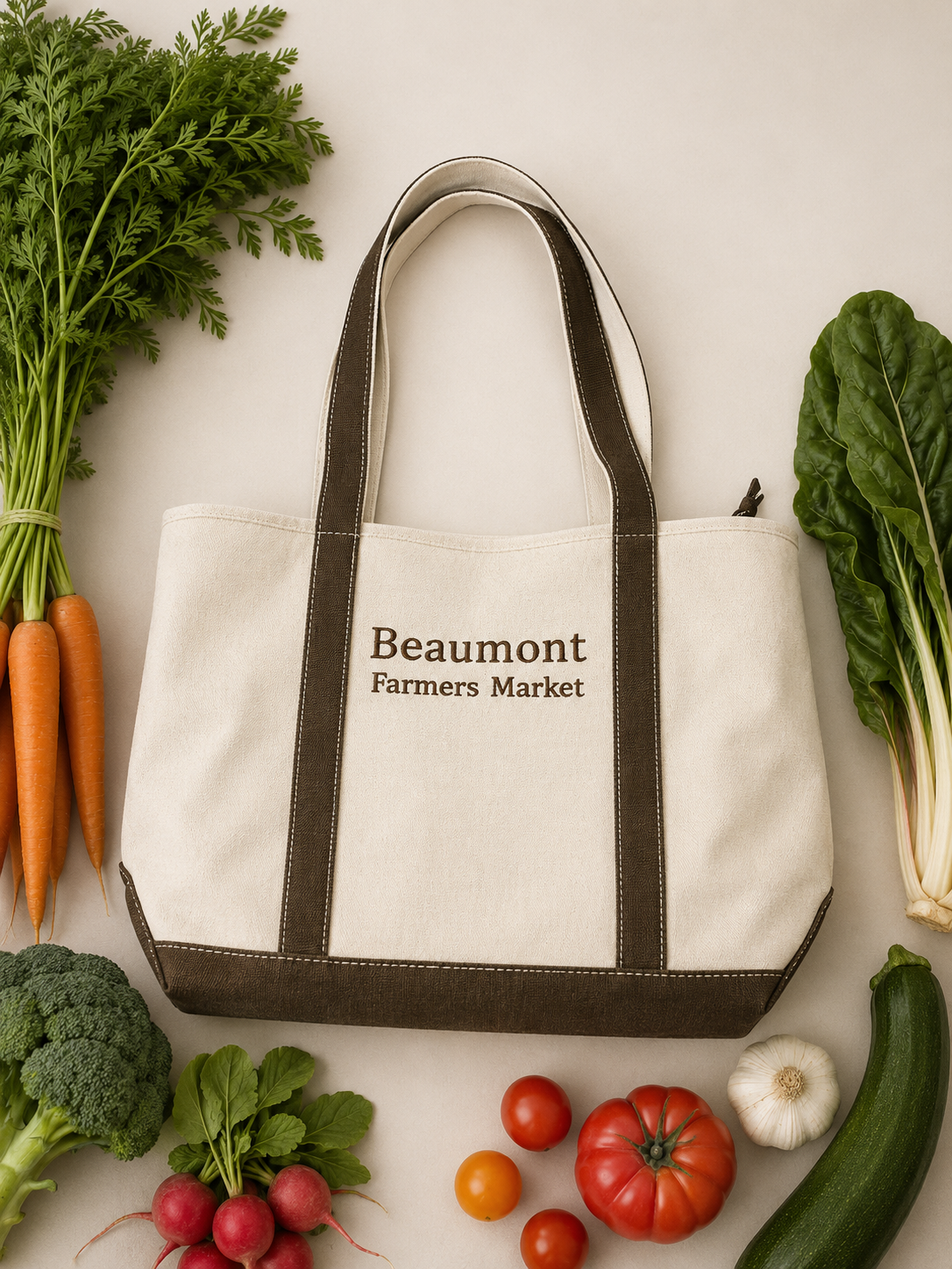 Custom Embroidered Boat Tote