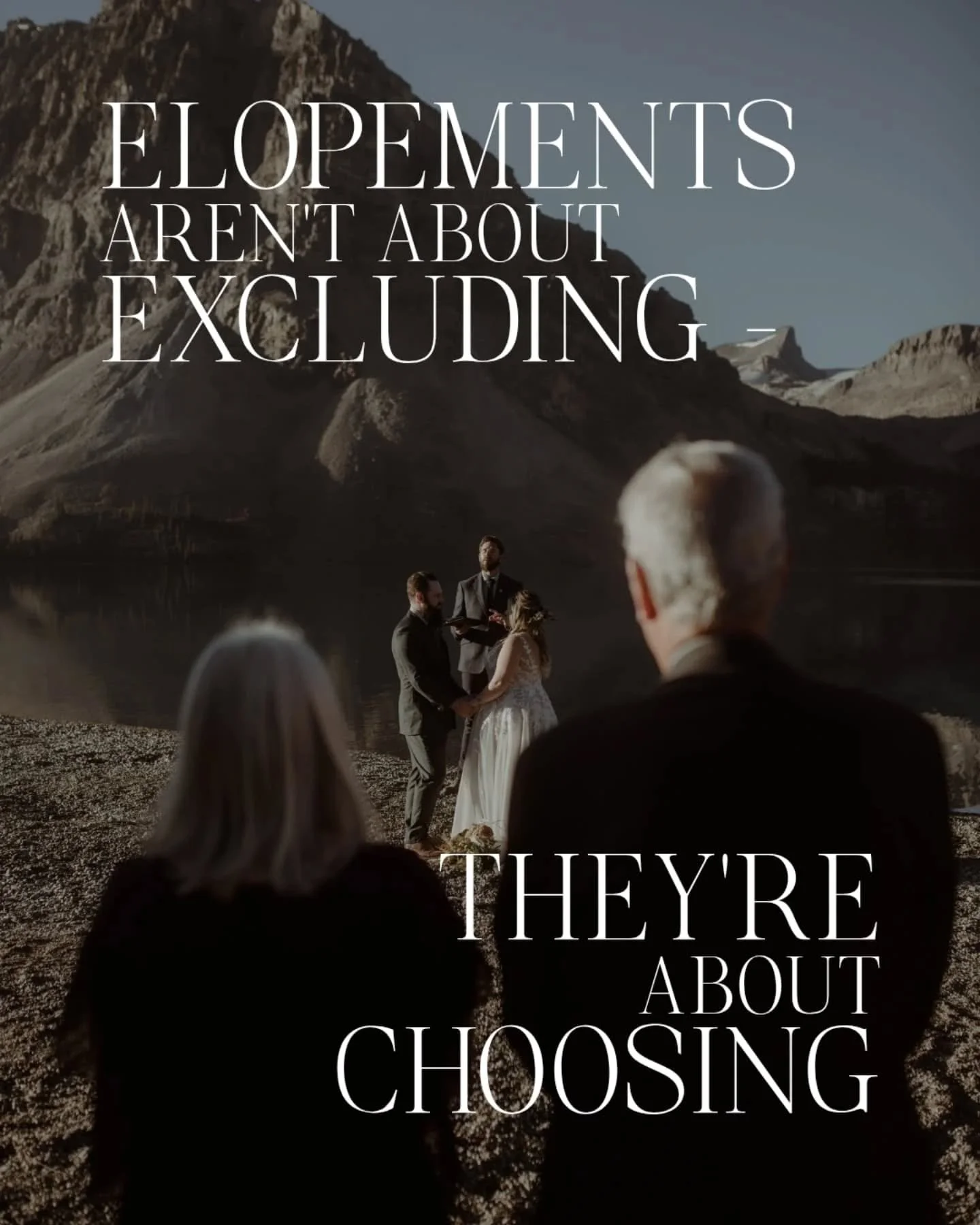 Yes &mdash; you can have guests at your elopement.

An elopement doesn&rsquo;t mean running away in secret (unless you want it to). It simply means creating a wedding day that&rsquo;s centered on you &mdash; your connection, your pace, your vision.

