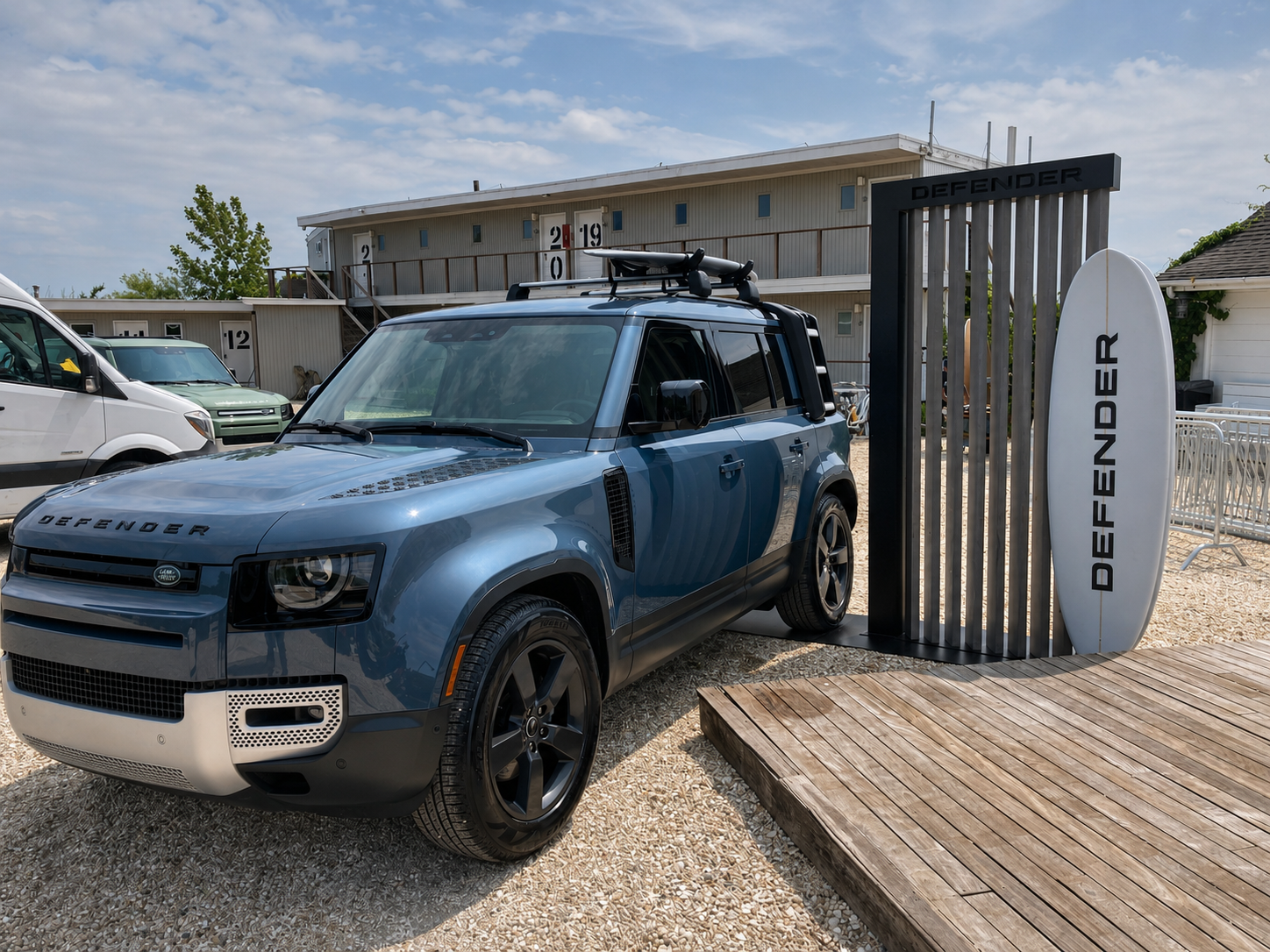Land Rover Defender Branded Event Displays