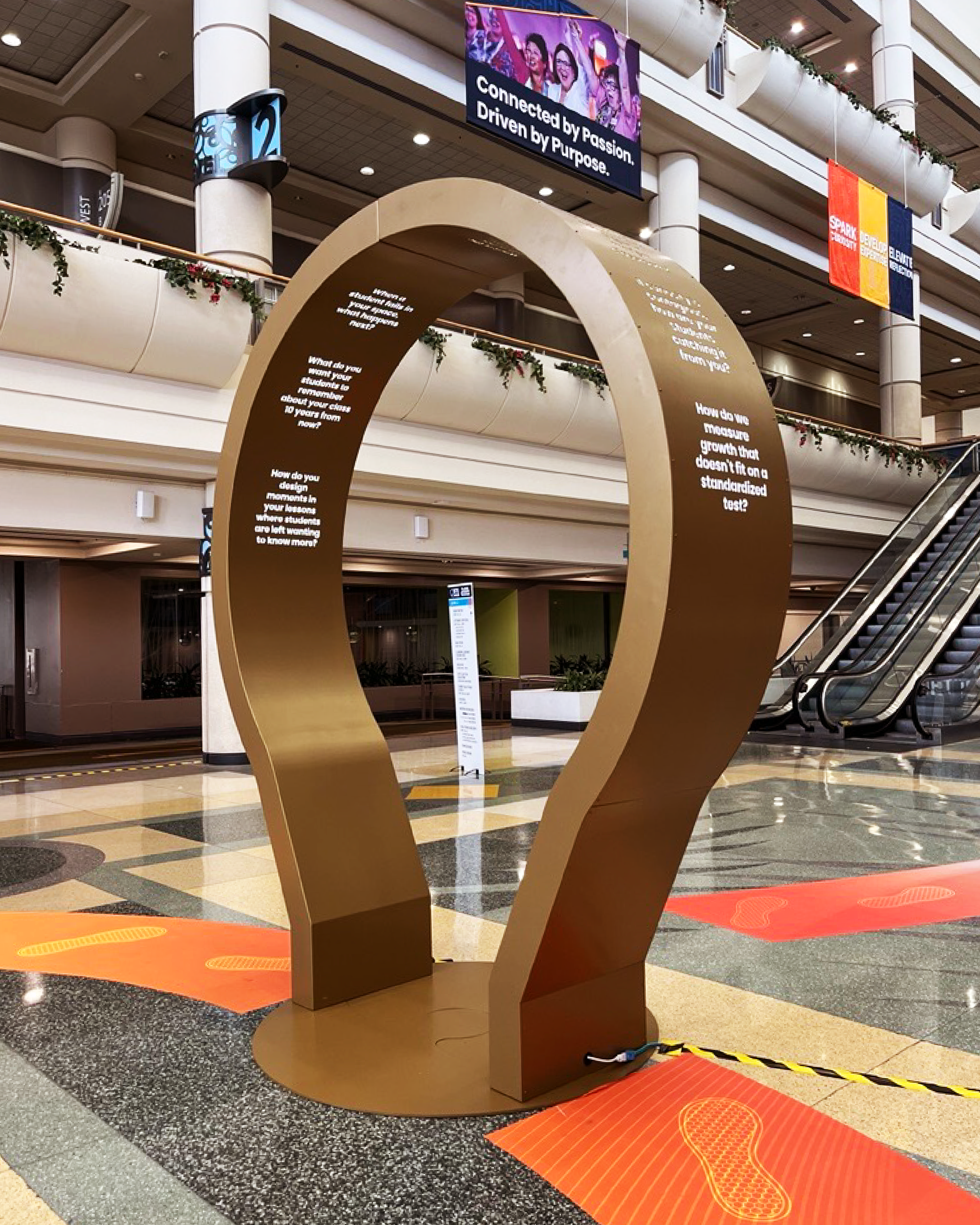 Custom Lightbulb Archway for ISTELive 26