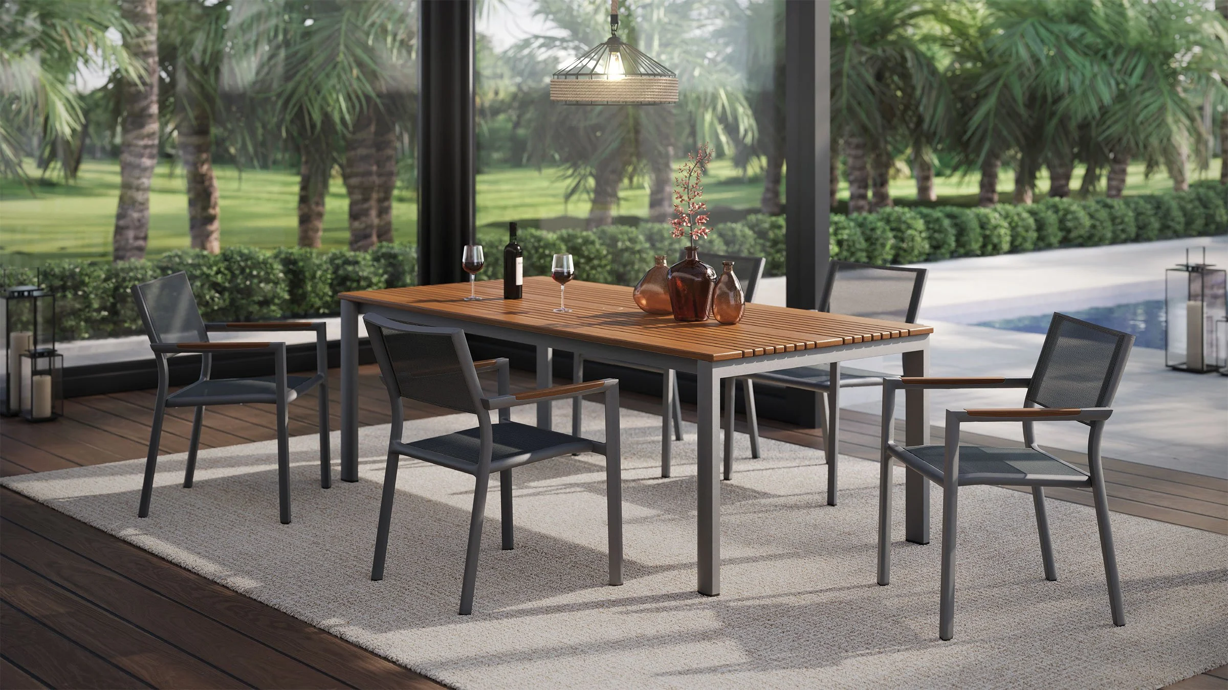 Jensen Outdoor - Breeze Mesa Dining 1