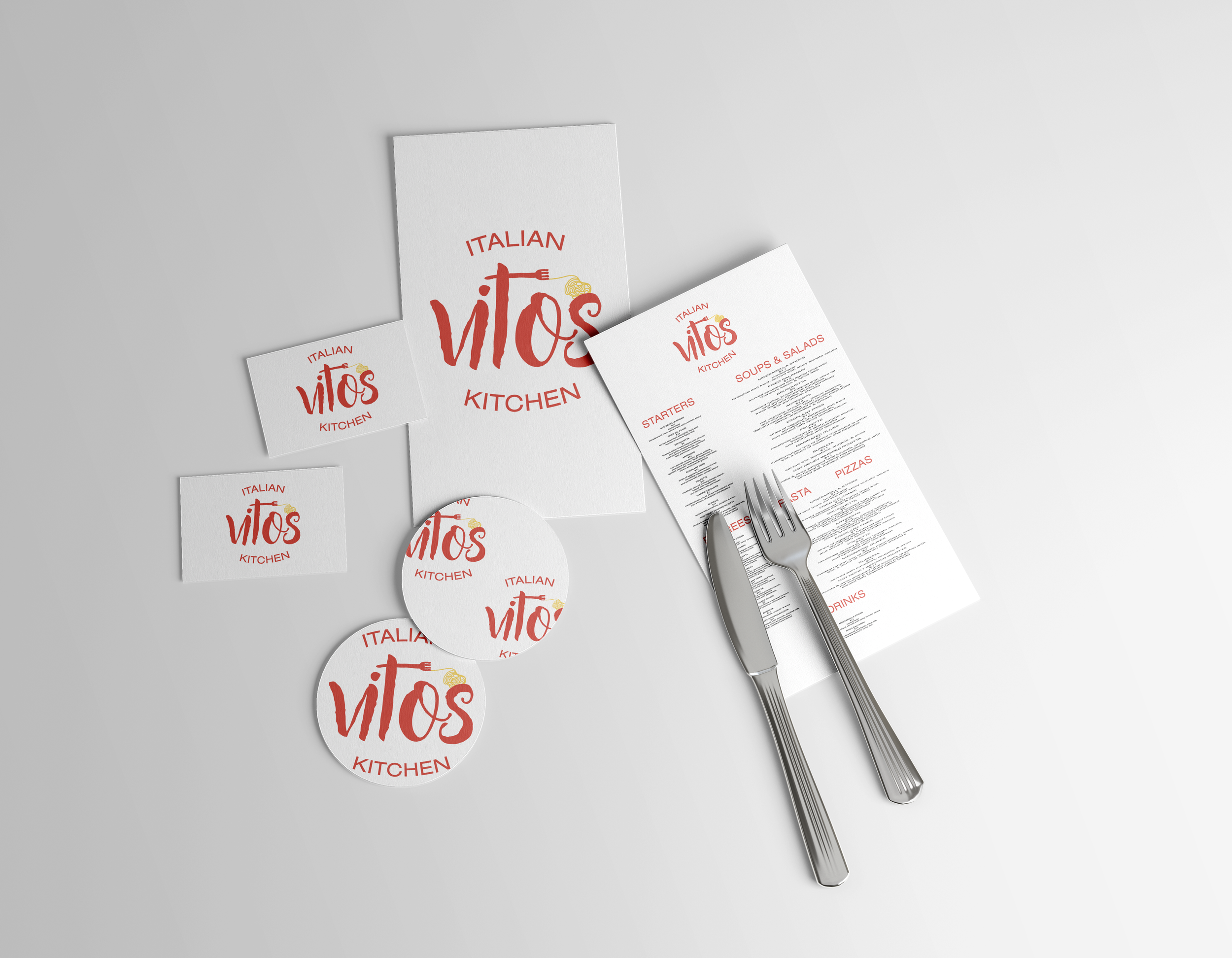 Vitos Italian Kitchen Rebrand