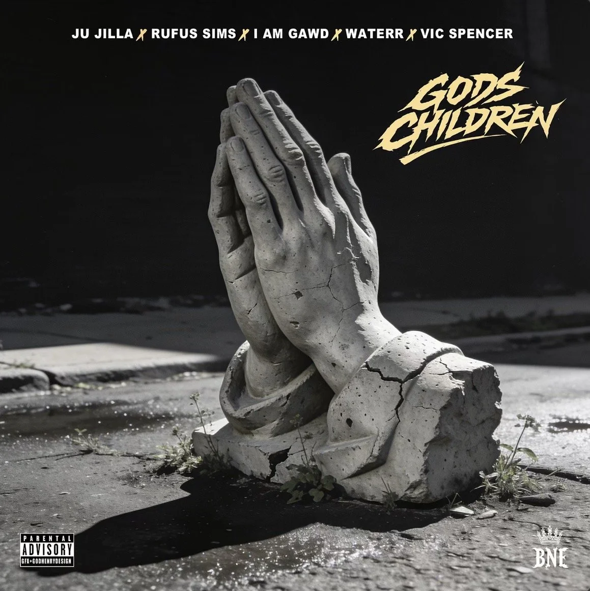 Ju Jilla, Rufus Sims, IAMGAWD, Waterr, &amp; Vic Spencer come together w/ release “Gods Children”