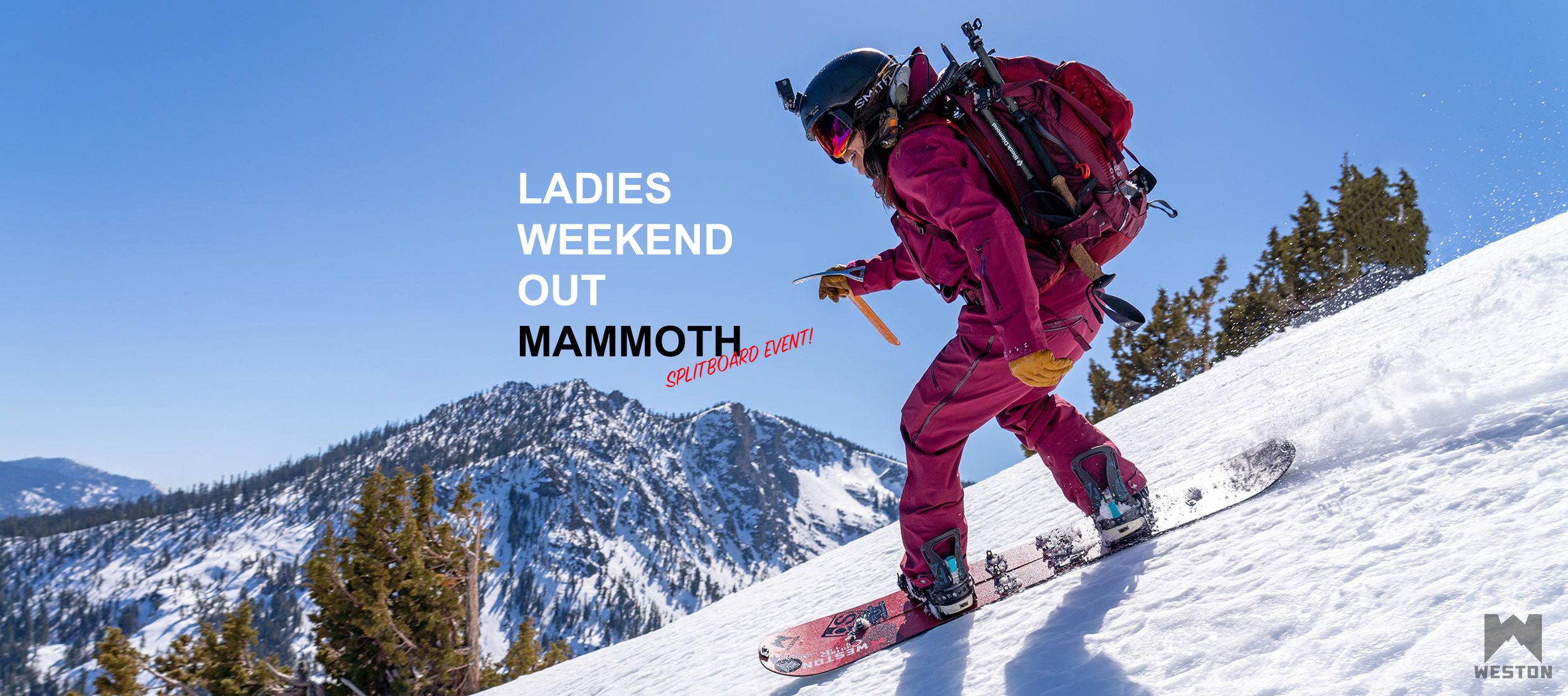 Ladies Weekend Out Mammoth Splitboading