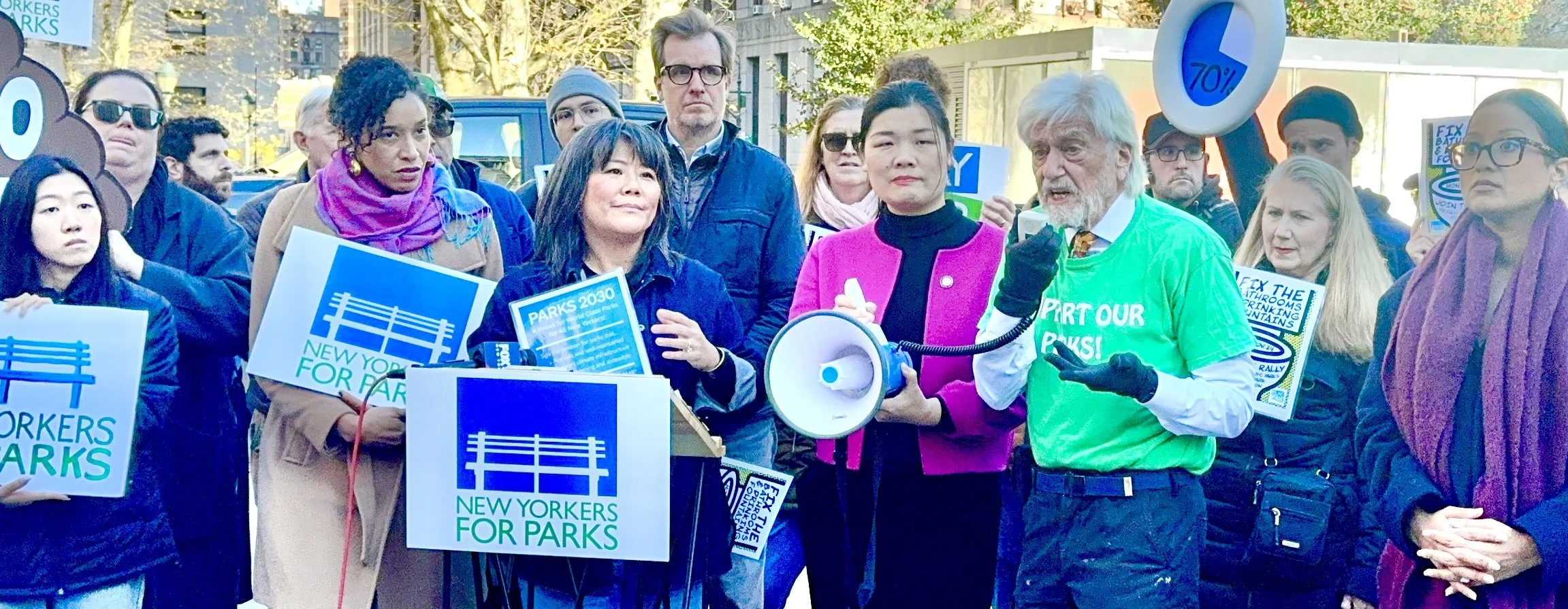NEW YORKERS FOR PARKS RALLY NOVEMBER, 2025