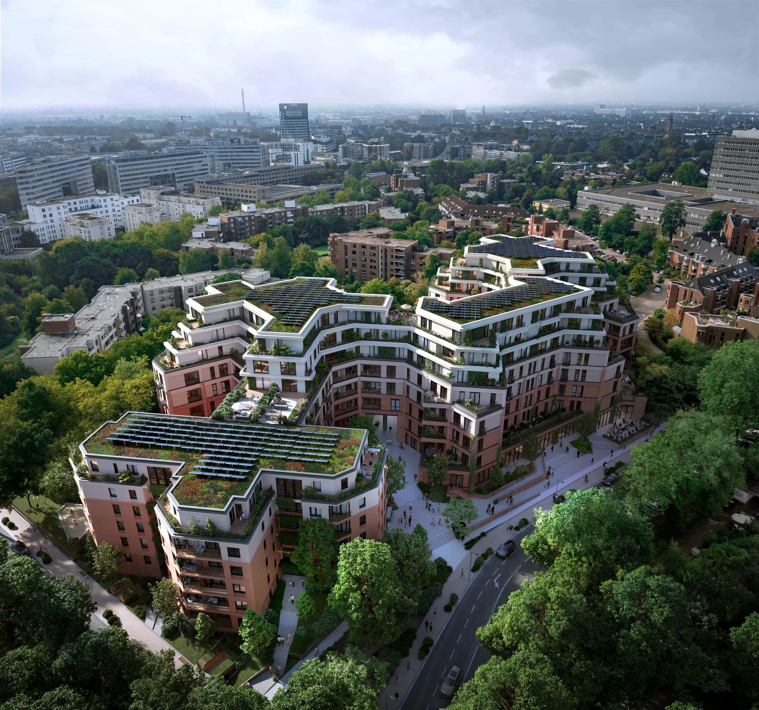 HPP Architekten Düsseldorf - Wohnbau Düsseldorf Zoo Residenz