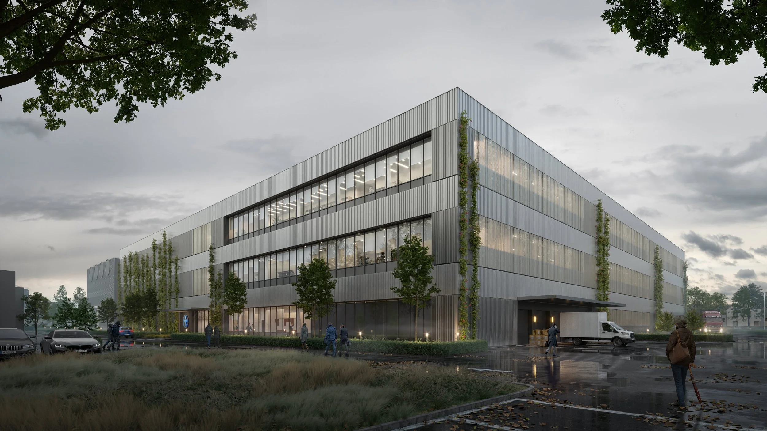 Drees & Sommer Insutriegebäude Visualisierung 
