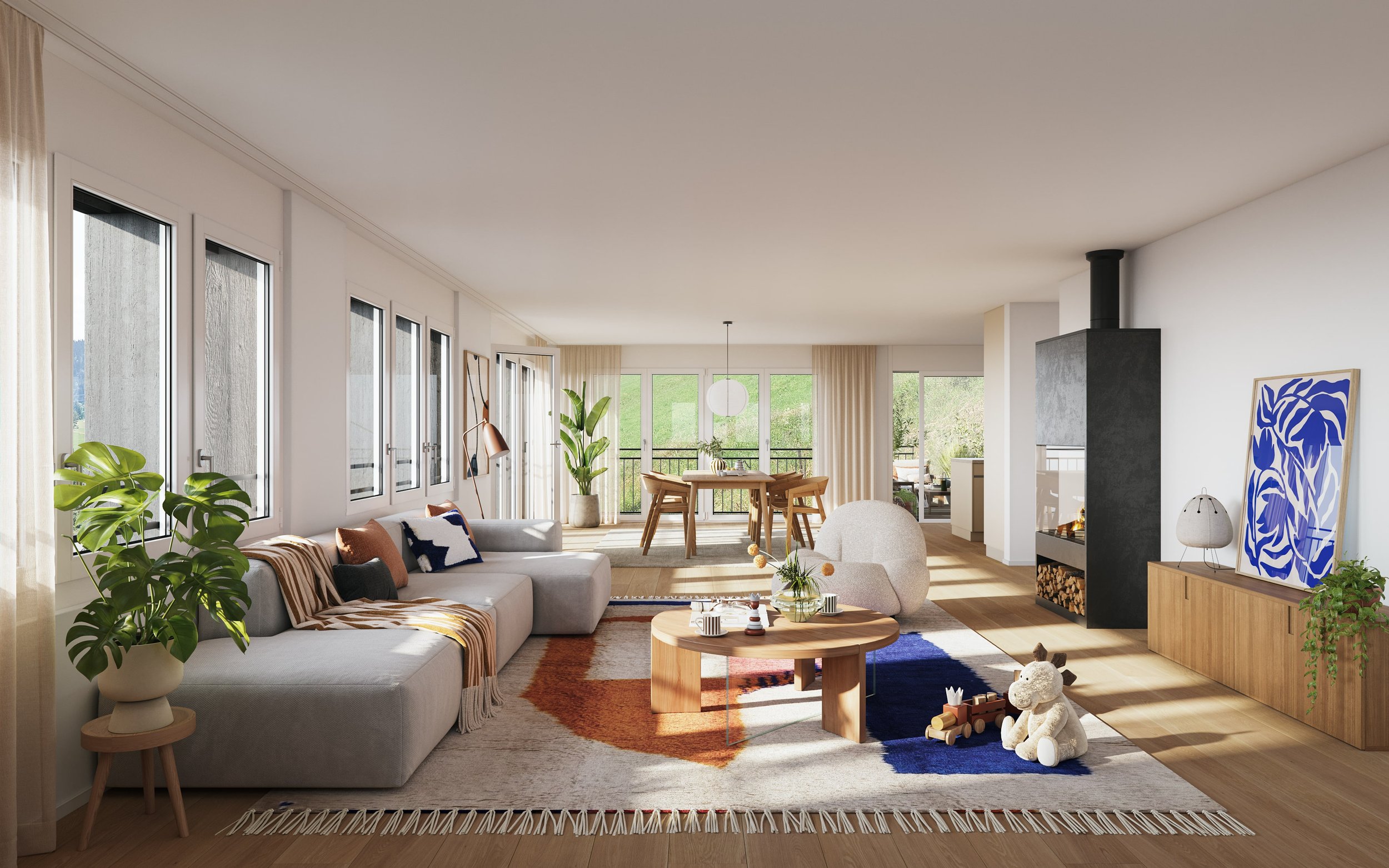 Innenvisualisierung Schweiz Zürich