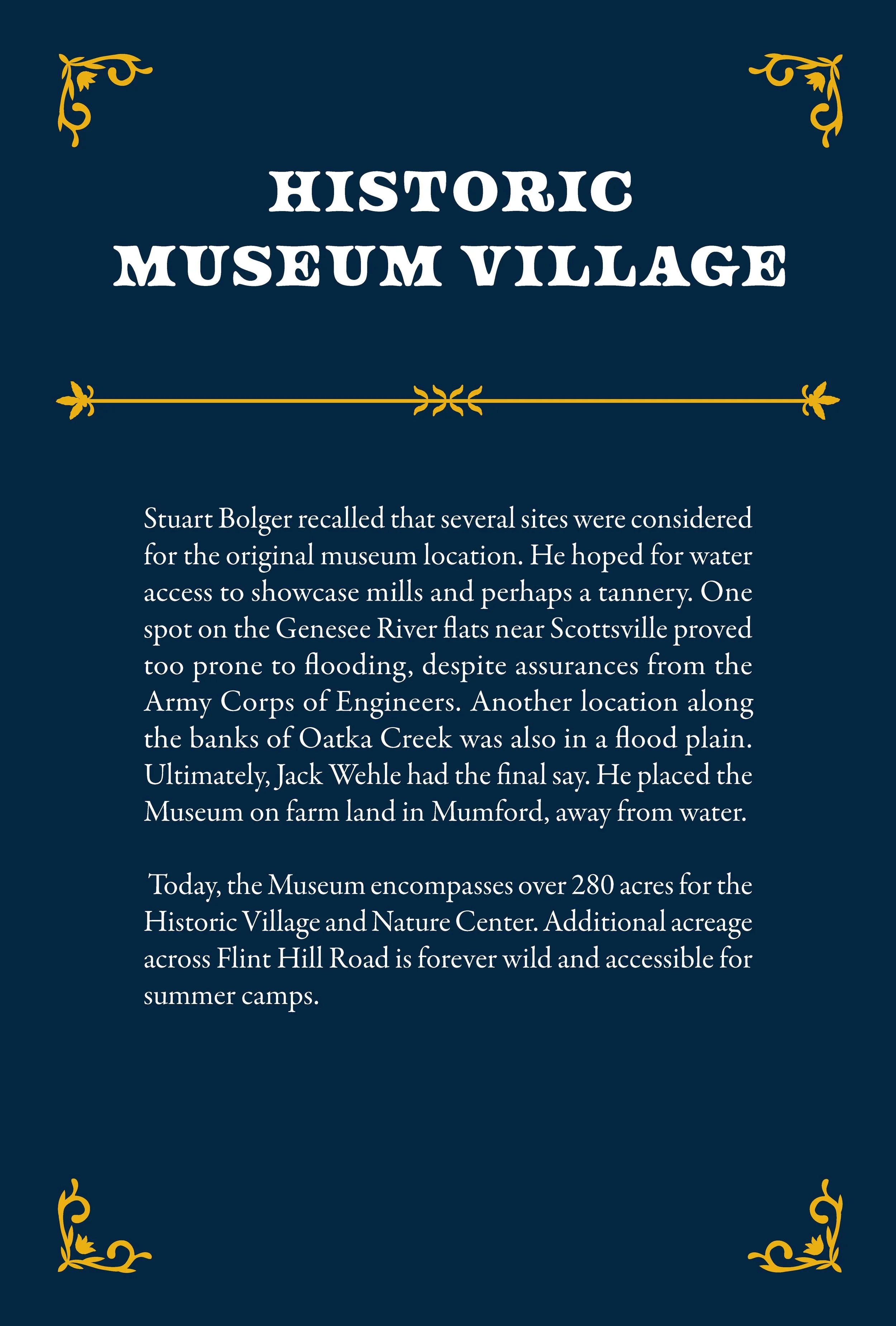 Main Exhibition Text Panel Example