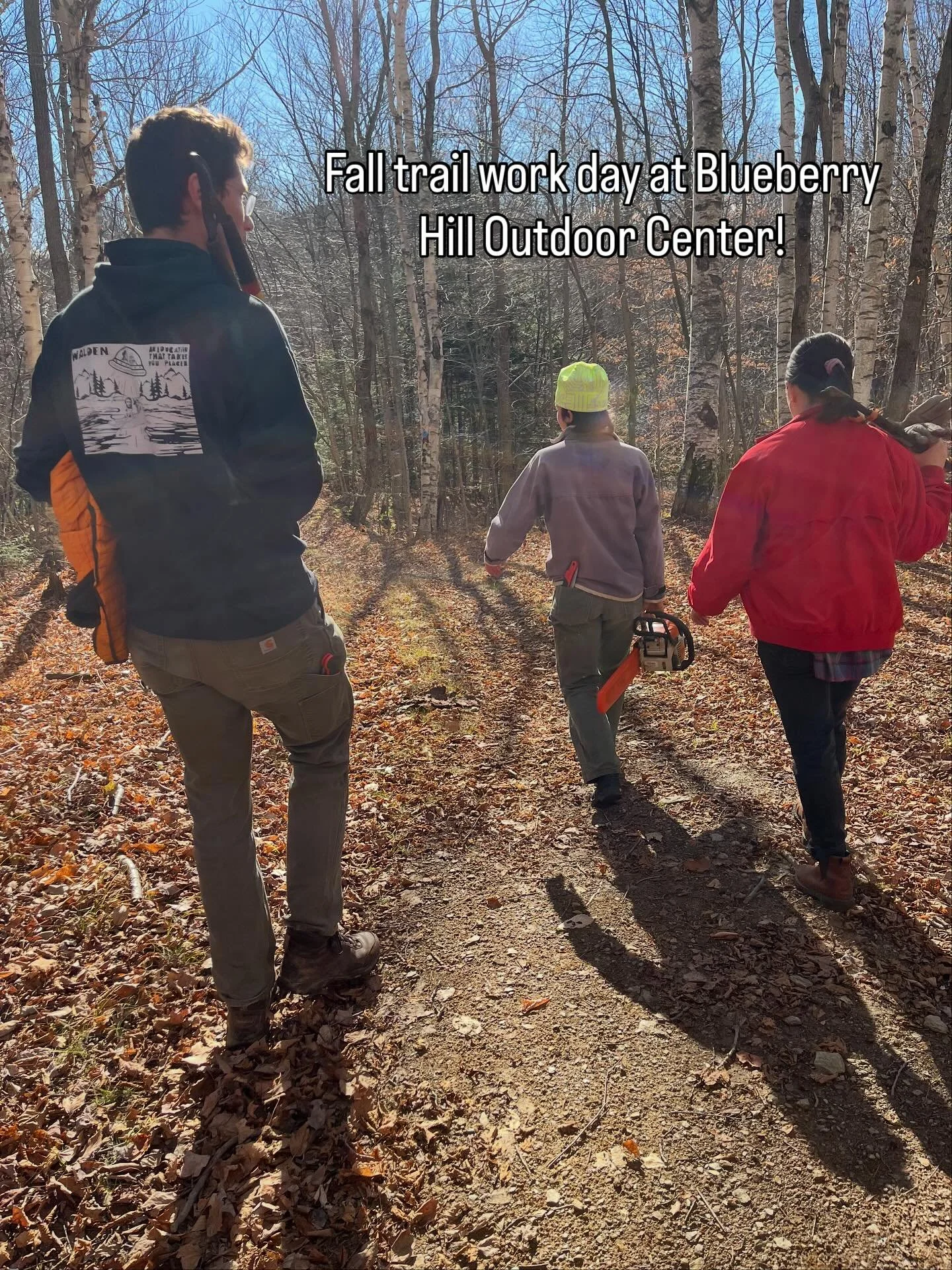 Now we just need some snow. 

A huge thanks to the 20 + folks that came out to our fall trail work day! It takes a village! 🤗

If hauling sticks around in the woods seems like your idea of a good time&hellip;DM us with your email to be added to our 