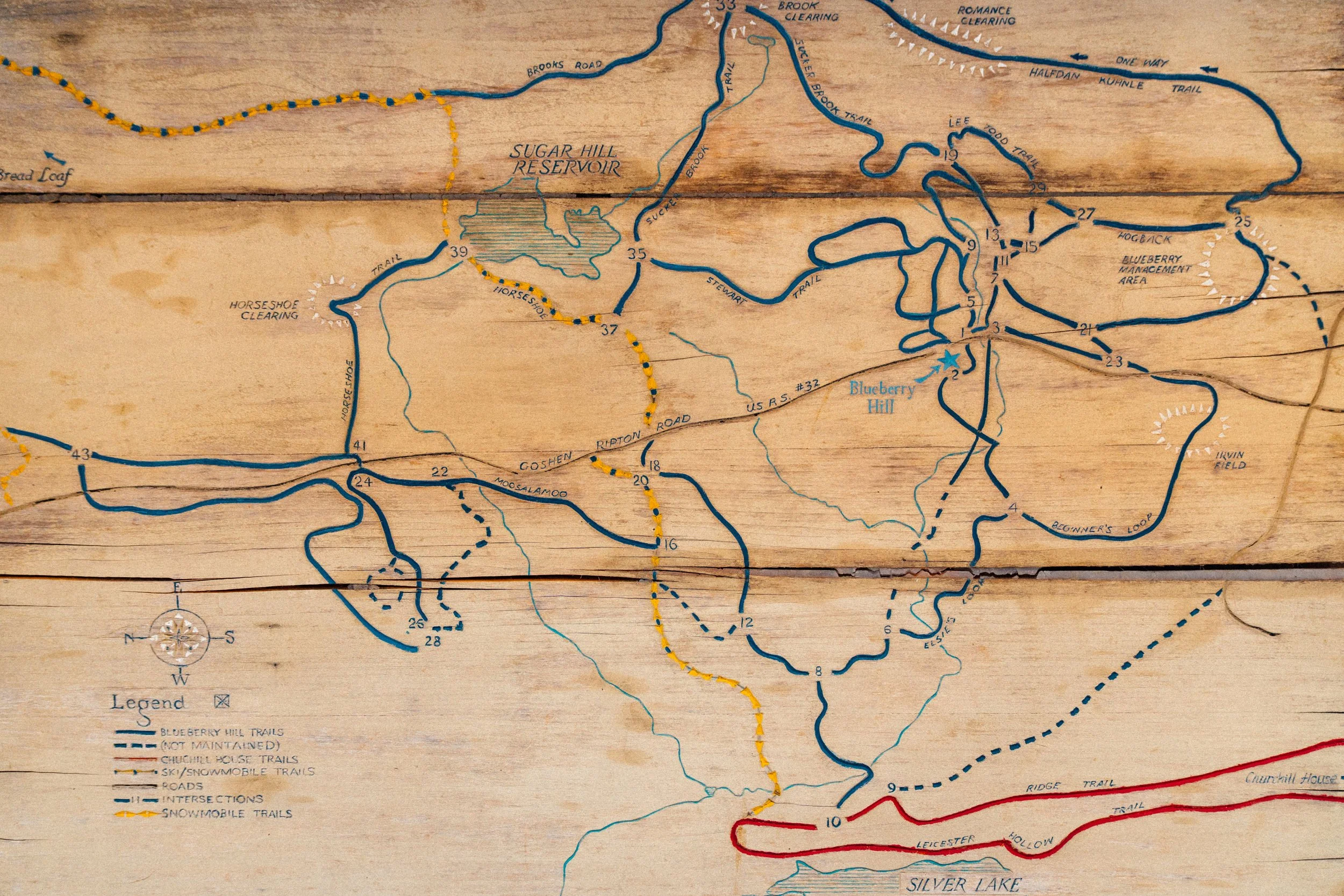 Trail Map and Conditions — Blueberry Hill Outdoor Center