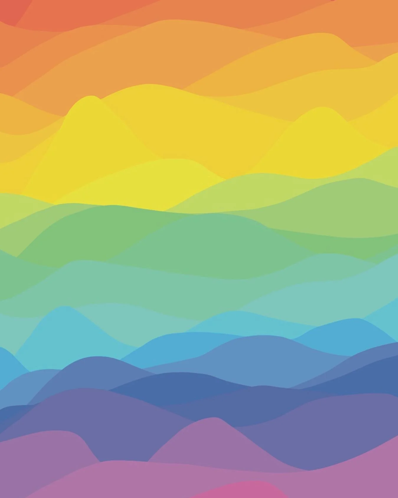 Need a little burst of happy for your phone? I got you! Get this fun rainbow wallpaper on the Cool &amp; Free page of my website!! bramblesandink.com Link in Bio
.
.
.
#free #coolandfree #phonebackground #phonewallpaper #artist #design #handmade #art