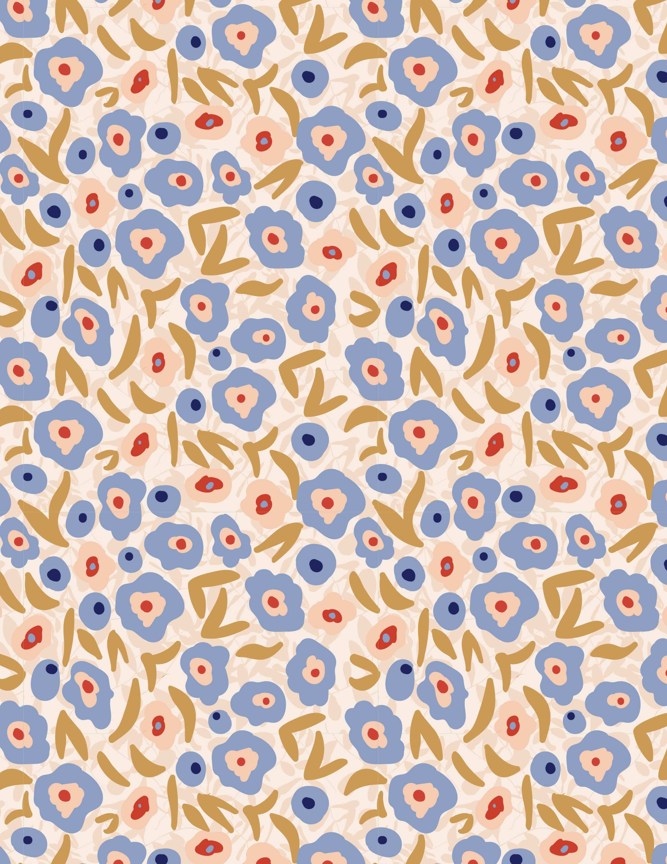 Flowers All Day Long, Custom Pattern