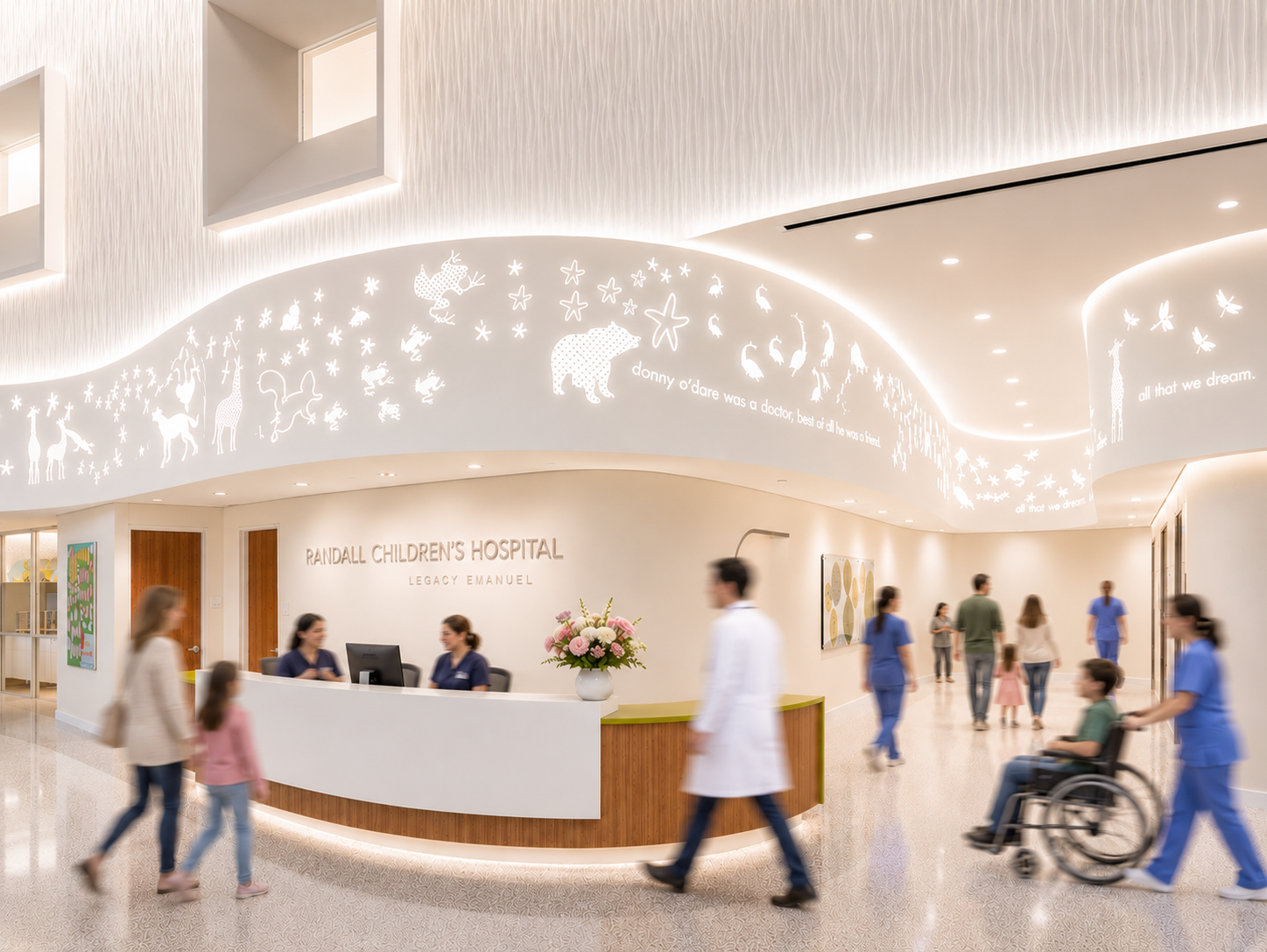 Randall Chihldrens Hospital - Lobby Frieze White Light.png