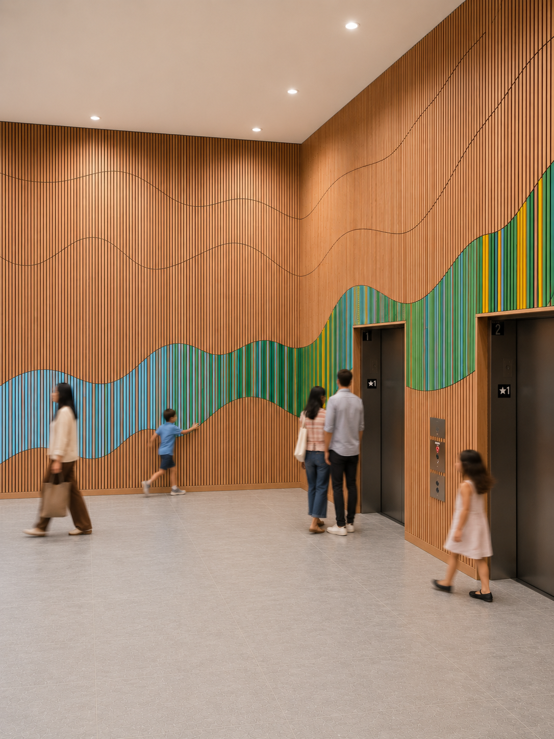 Multi-Family Housing Lobby Art Installation