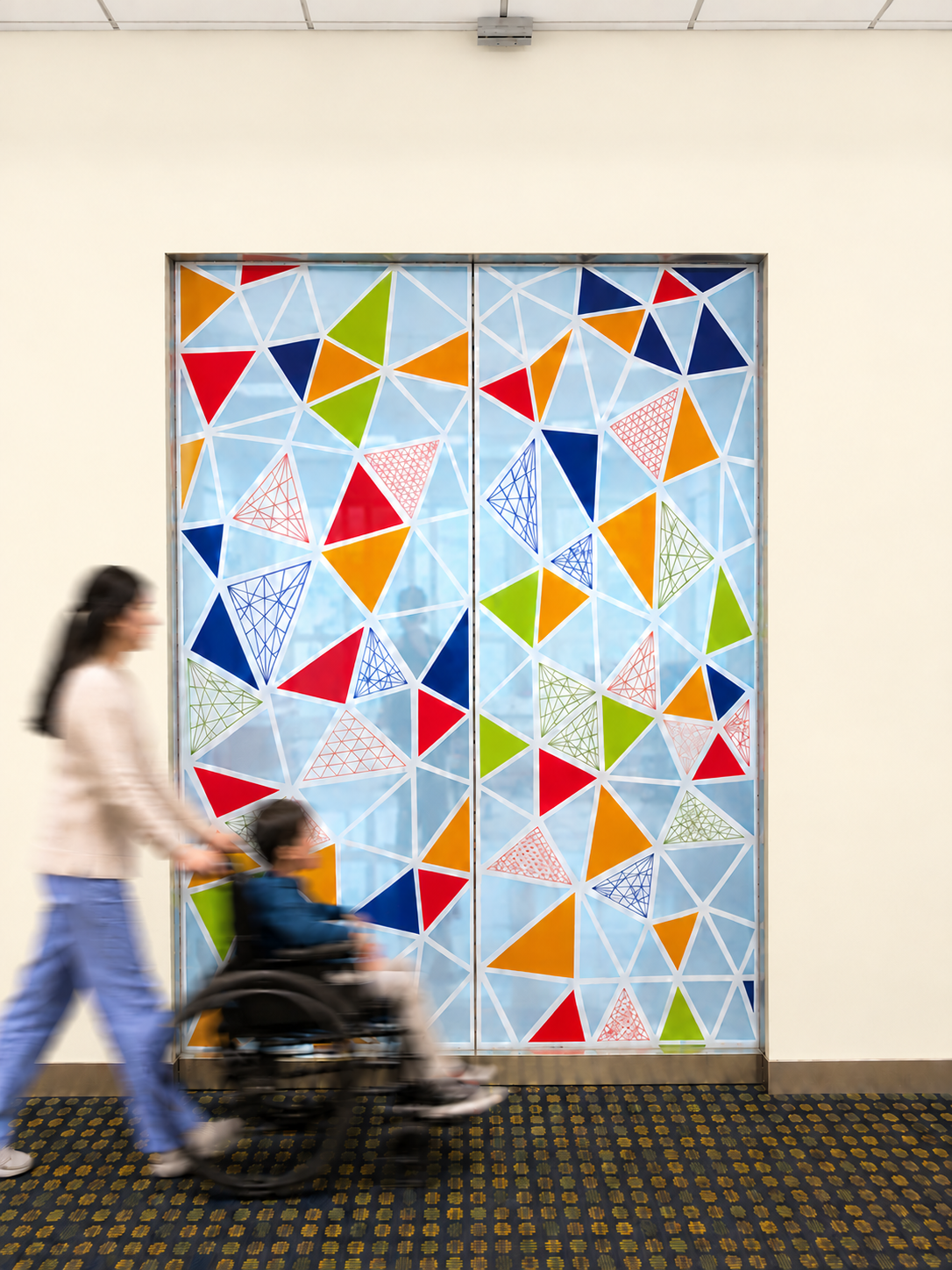 Randall Children's Hospital Playroom Art lass