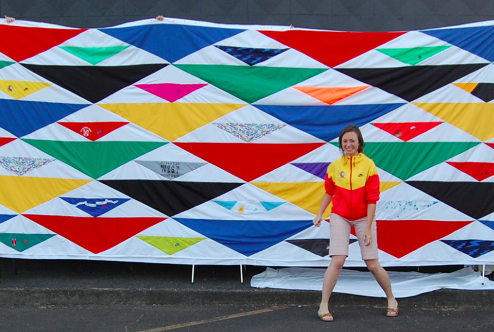 Nike Olympics NYC Windrunner Quilt