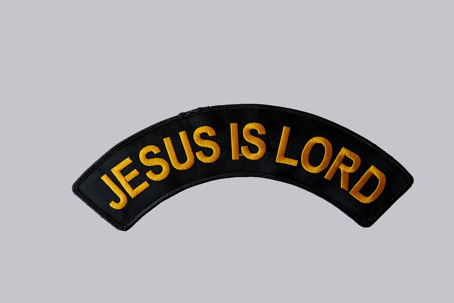 Jesus Is Lord Aufnäher Bestickt – Aufbügeln Oder Annähen, Christliches Biker-Abzeichen