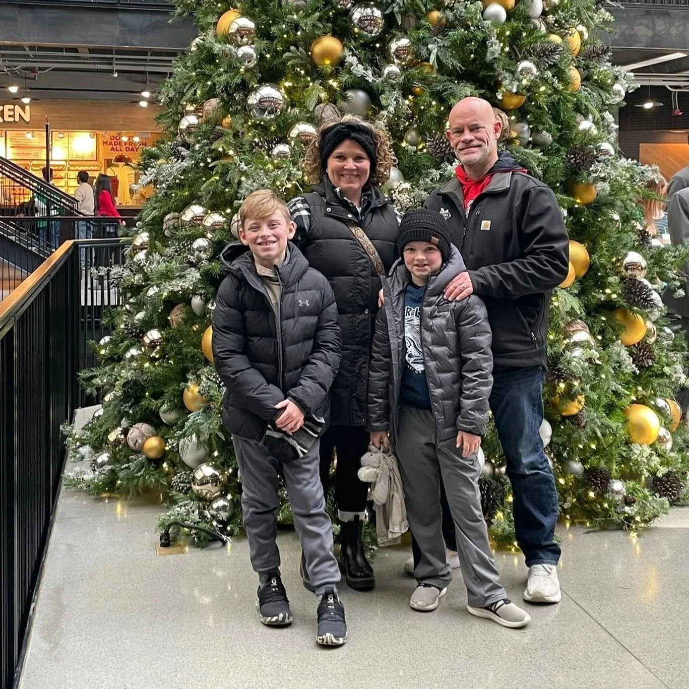Jason and his family.