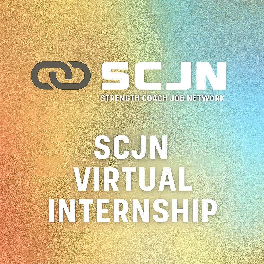 🏋️&zwj;♂️ The SCJN Virtual Internship is officially live!

A 10-part, self-paced webinar series built to bridge the gap between academia and real-world coaching.
You&rsquo;ll learn to reverse-engineer sport, apply key performance principles, and bui