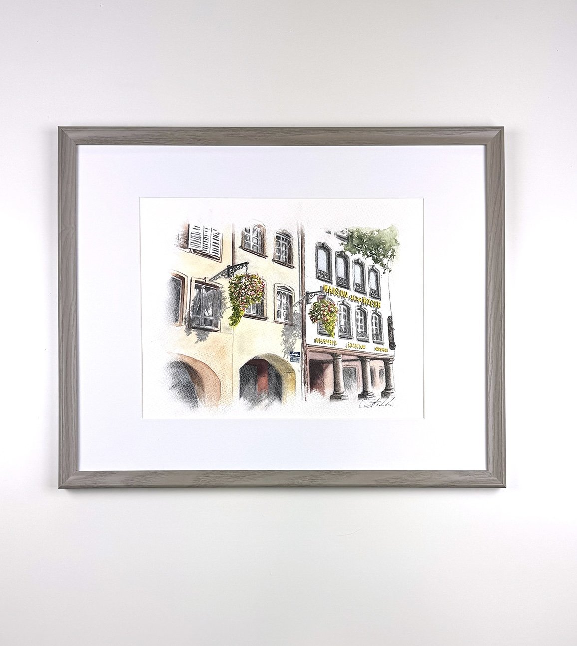 Spring Facade | 11" x 15"