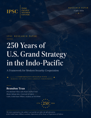 Cover of 250 Years of U.S. Grand Strategy in the Indo-Pacific by Brandon Tran