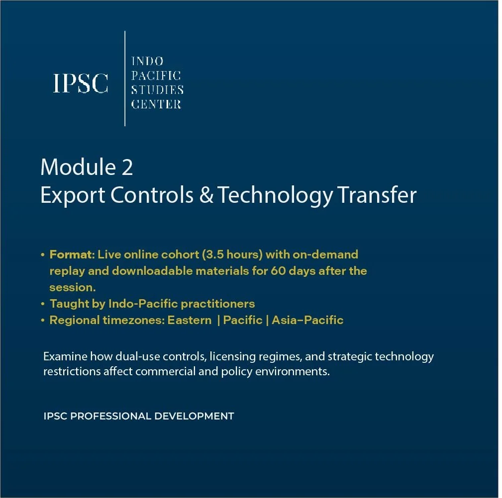 Module 2: Export Controls & Technology Transfer
