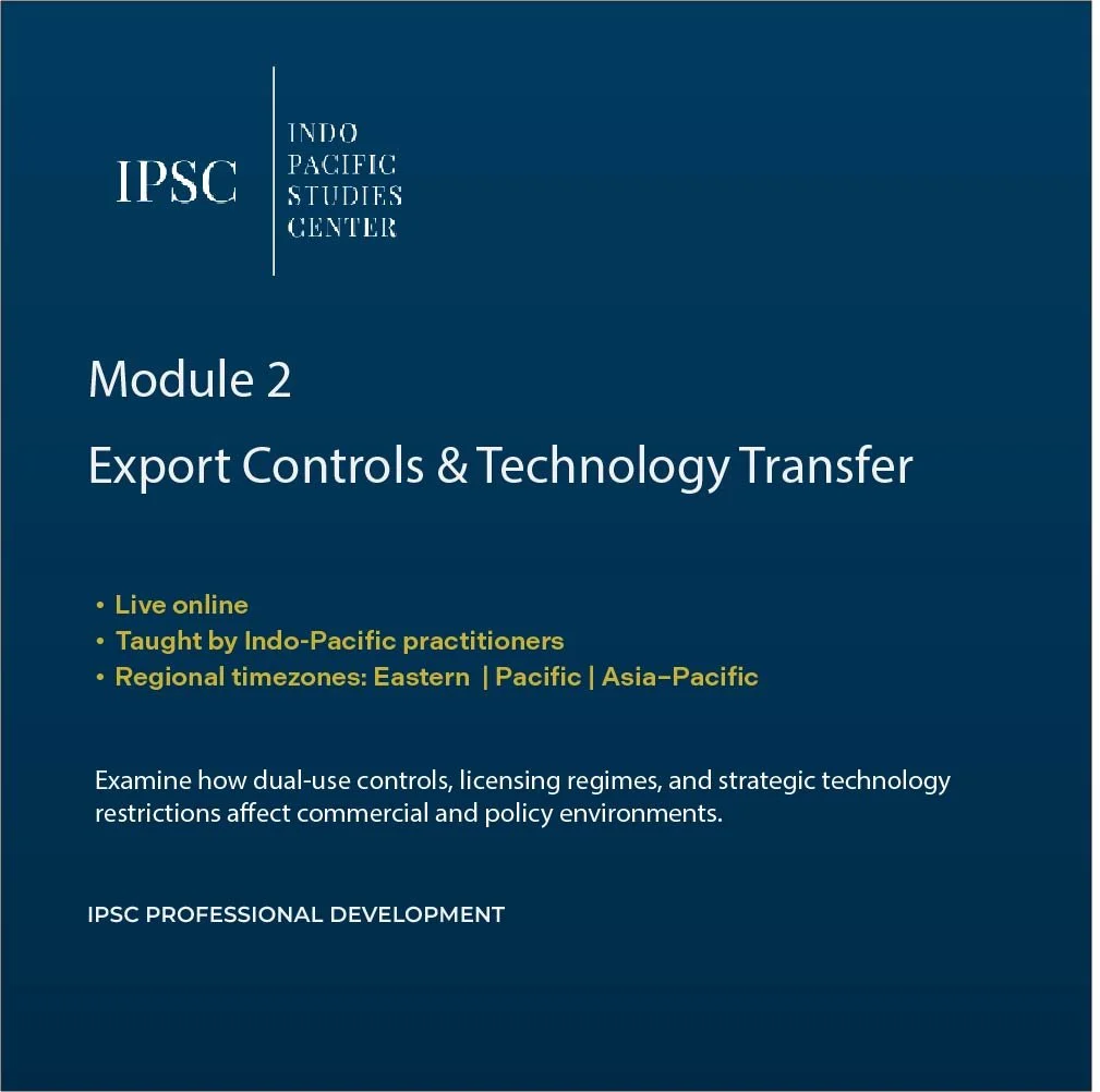 Module 2: Export Controls & Technology Transfer