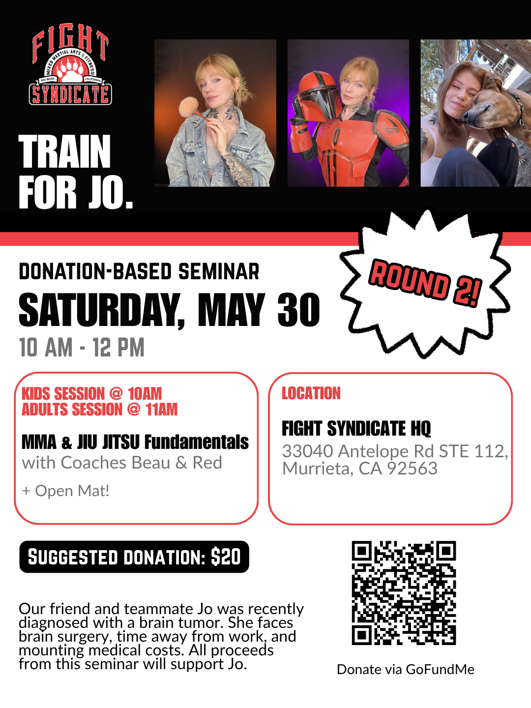 Train for Jo Round 2