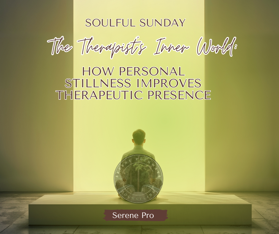 SOULFUL SUNDAY: The Therapist’s Inner World: How Personal Stillness Improves Therapeutic Presence