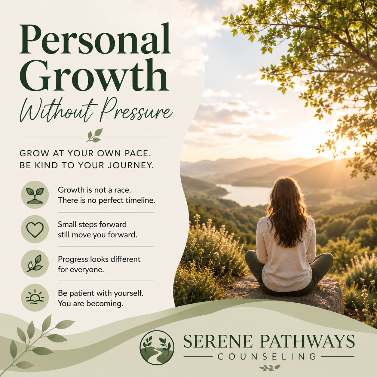 Personal Growth Without Pressure: How to Grow at Your Own Pace