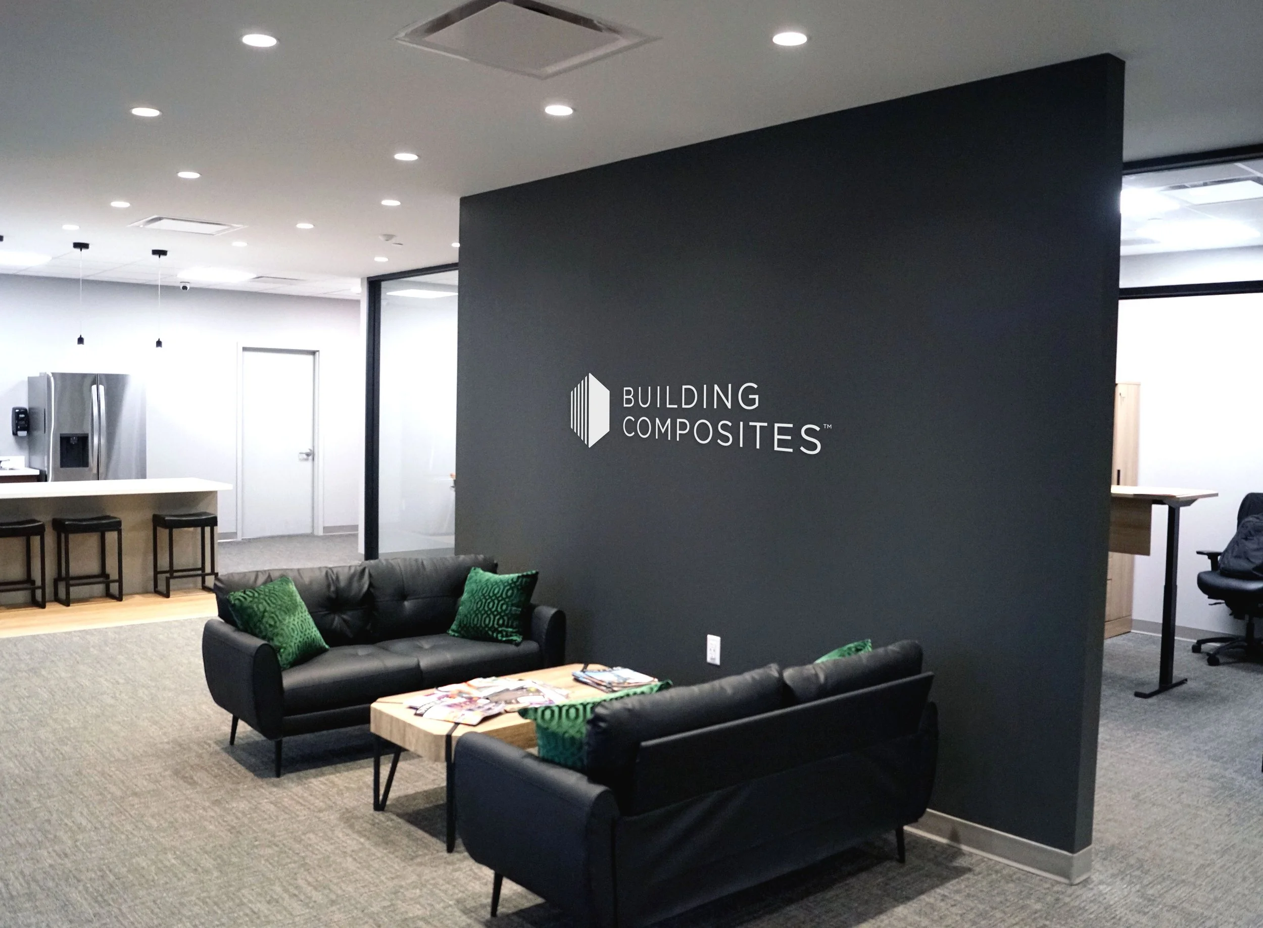 Pinbar Architecture & Design - Building Composites Office Entrance