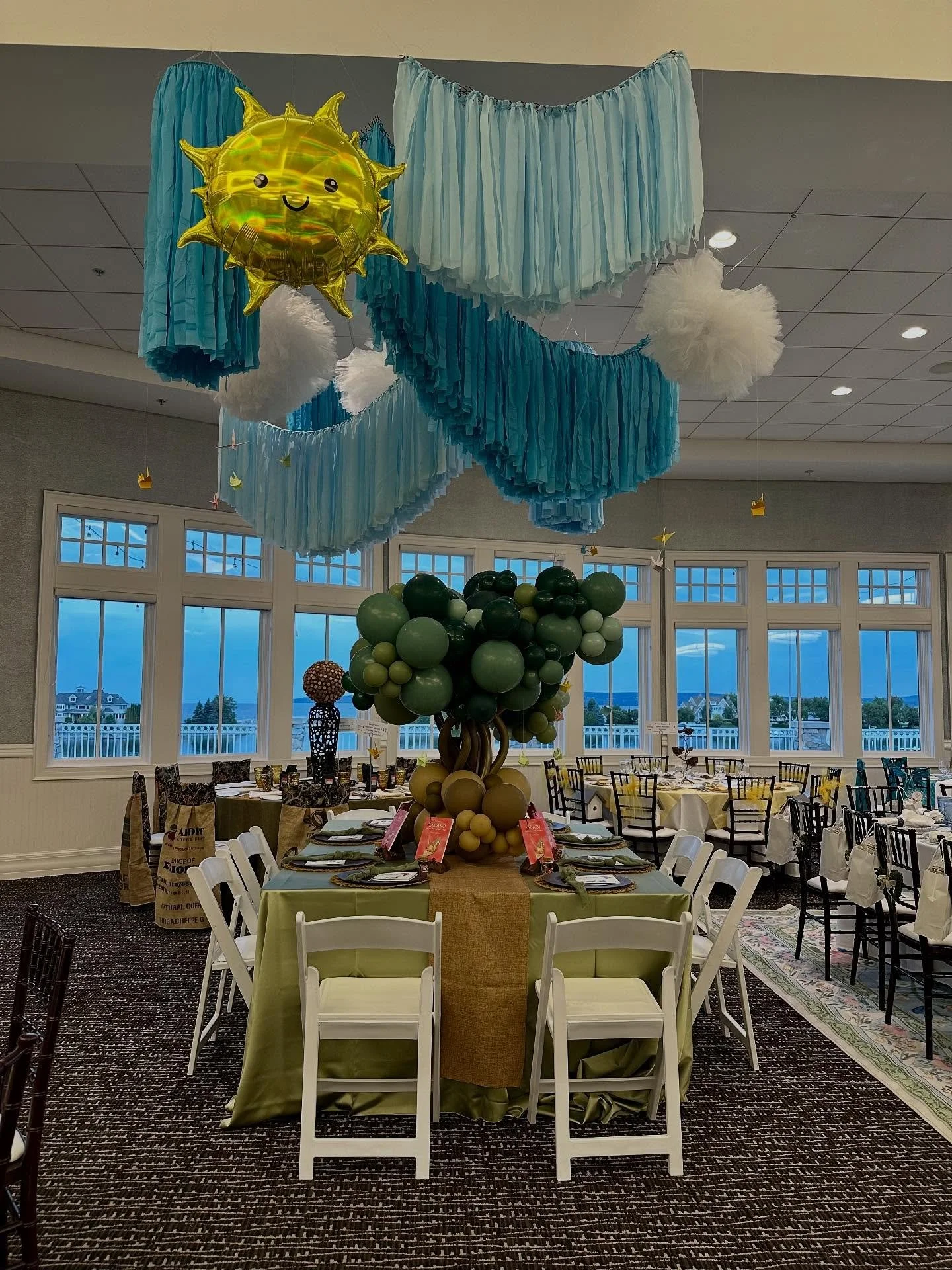 It was a privilege to work with Robyn at Harbor Brenn on a tablescape design featuring a bonsai tree, fringe, tulle, and paper cranes for Women Can, Women Do. 

This unique event showcases the endless creativity rooted right here in Petoskey and supp