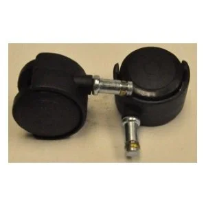 Black Double Caster for Stool – Push in
