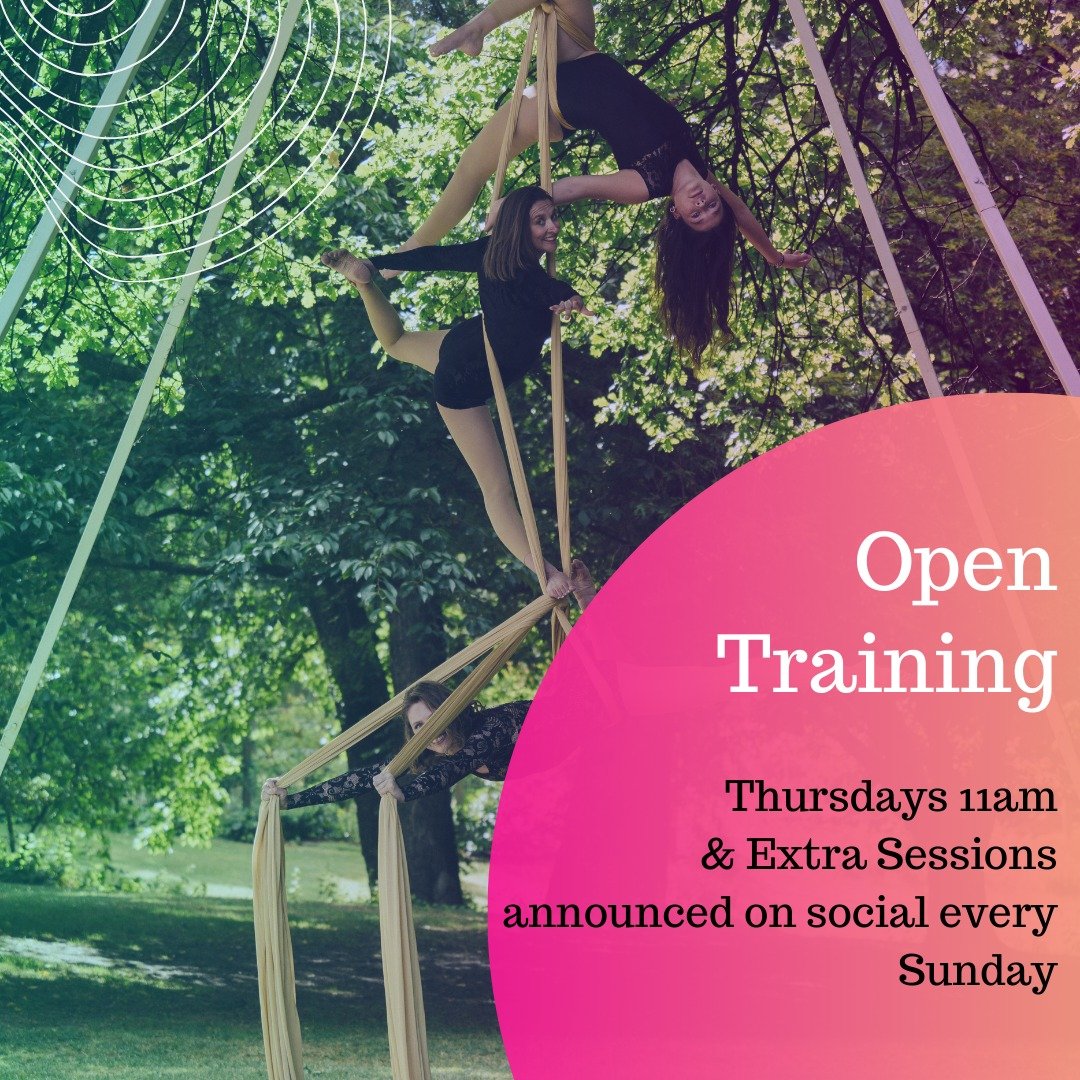 Open Training!
➡Every Thursdays at 11am + Extra sessions announced on our social media every week. 
All students who have completed at least one 6 week intro course are welcome.
⭐ In an open practice session we recommend practicing skills you have le