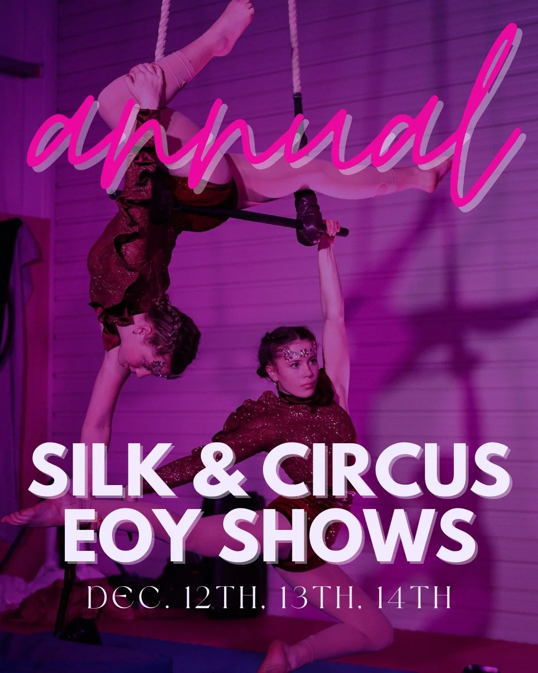 'It's a wonderful time of the year!'
It's show term! Mark your calendars now, come and see our students showcase on December 12th, 13th and 14th. You will be awed by their talent, dedication and showmanship ✨