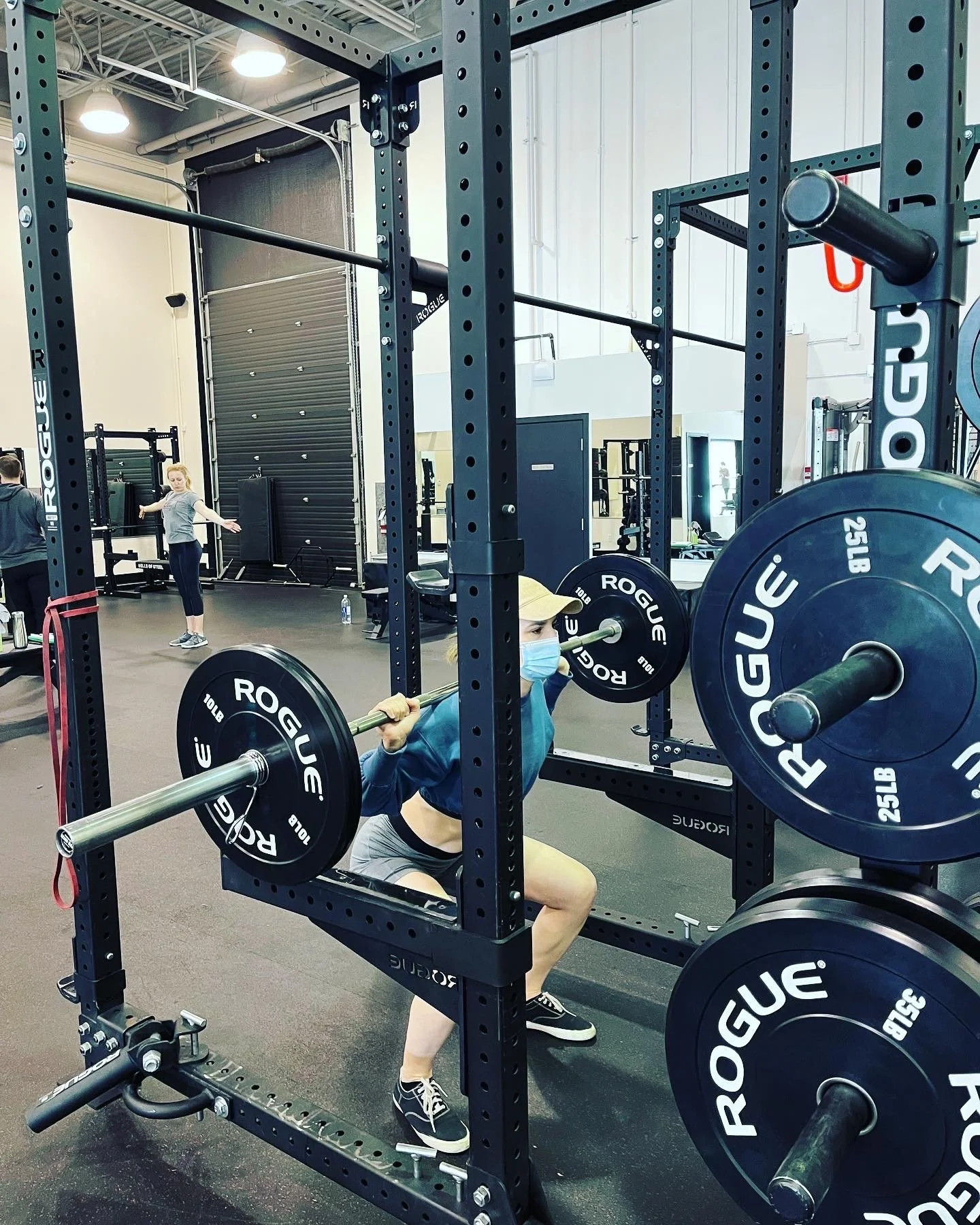 Loaded squat after car accident