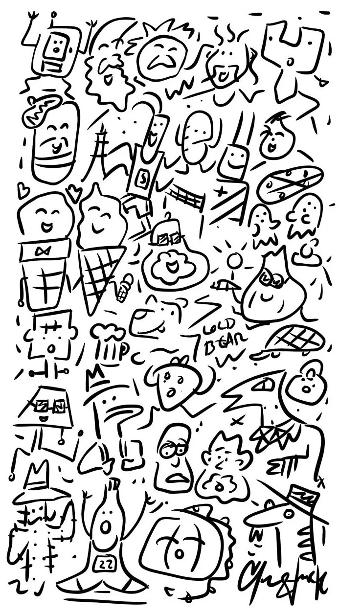 FREE! Comic Collage Coloring Sheet