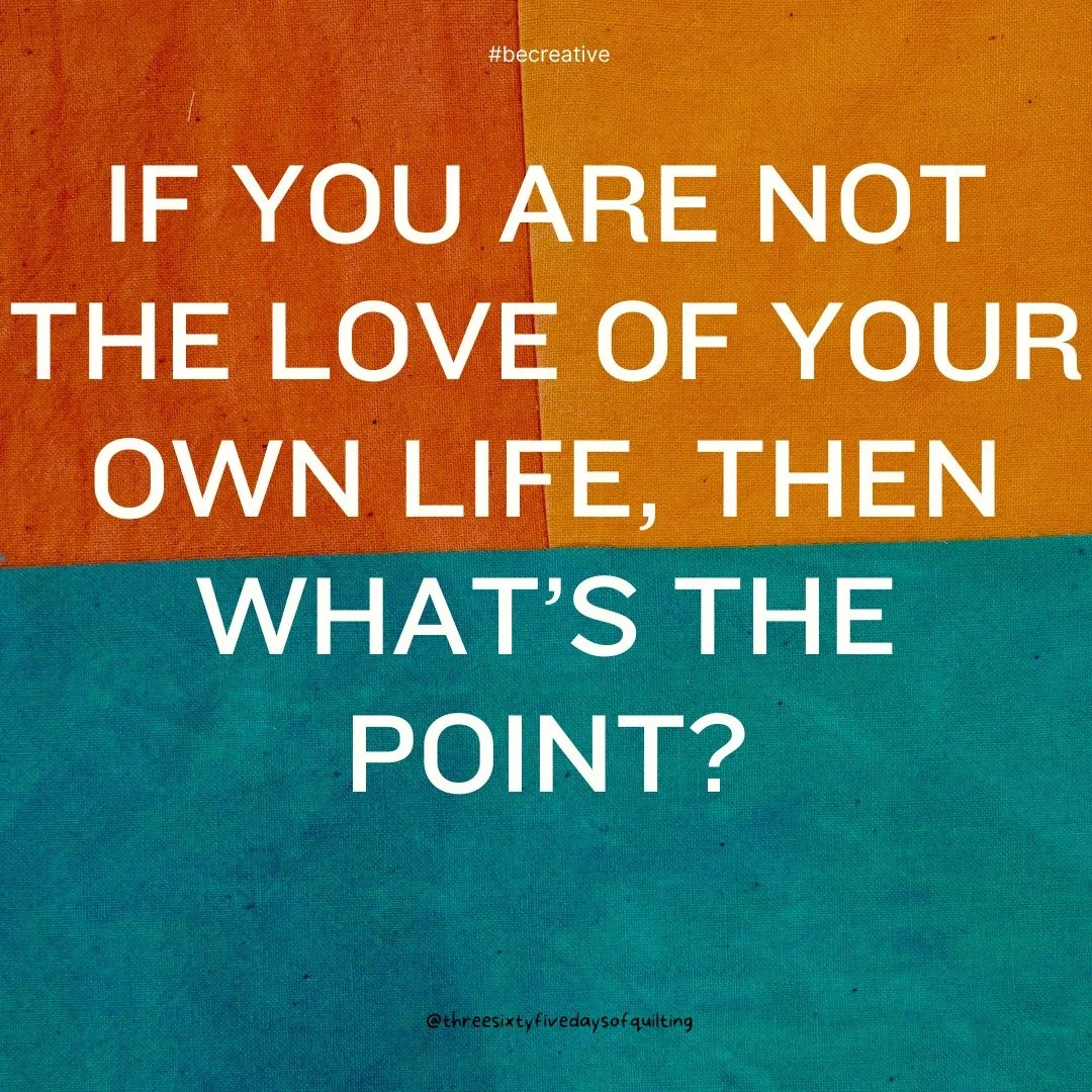 A question from Christopher Celeste, &quot;If I were to ask you to name what you love most in life, how long would it take to name yourself?&quot;